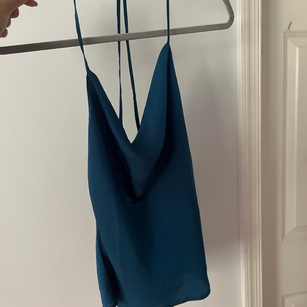 NWT Teal Bonobo Cowl Neck top